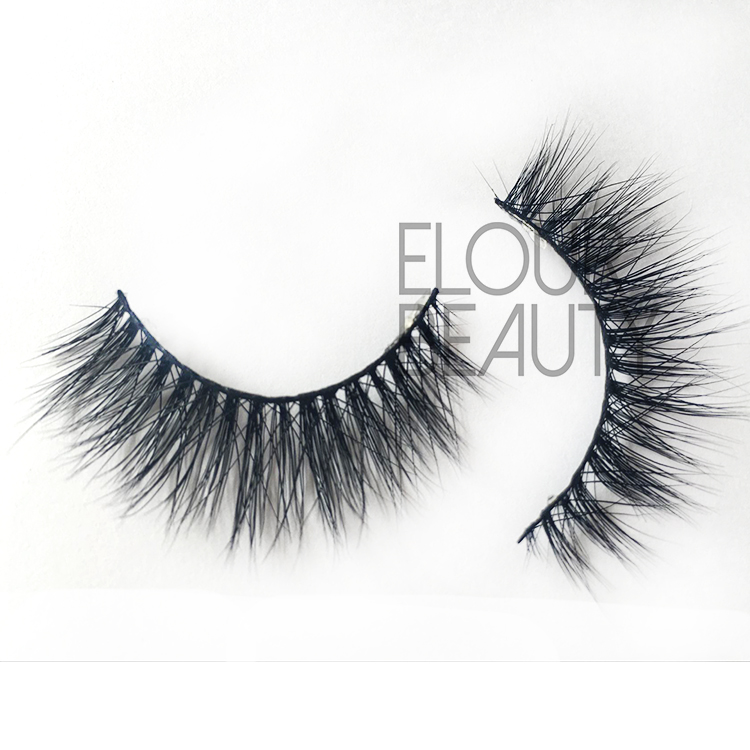 3D mink lashes with false eyelash applicator EJ34